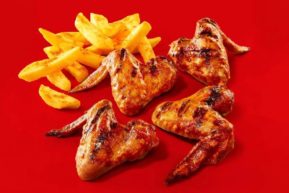 4 Flam’n Wings & Chips