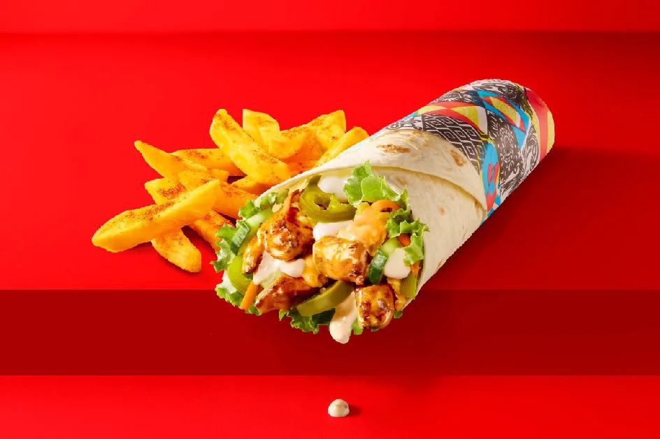 Cheesy Jalapeño Wrap & Chips