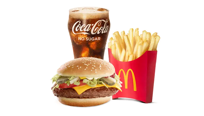Quarter Pounder Cheese Deluxe Meal